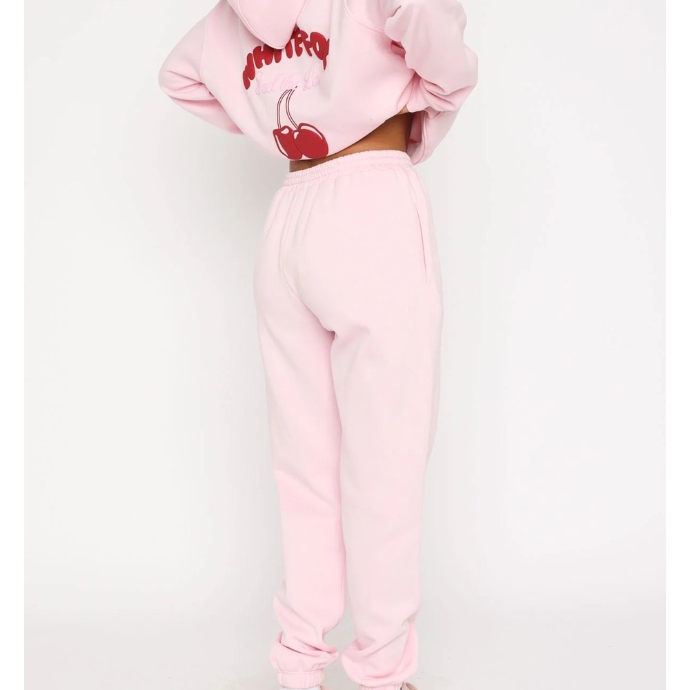 White Fox Boutique Blush Lounge sweat pants Small - Picture 3 of 5